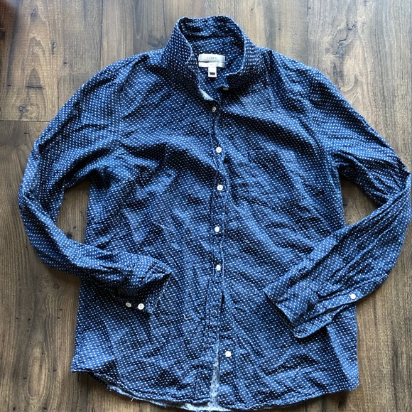 JCREW Dotted Boy Shirt Button Up - Picture 1 of 5